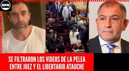 SE FILTRARON LOS VIDEOS DE LA PELEA ENTRE LUIS JUEZ Y EL LIBERTARIO ATAUCHE: &quot;A LAS MANOS&quot;