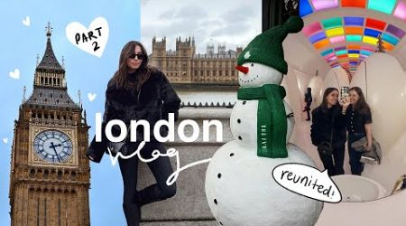 CHRISTMAS IN LONDON: vintage shopping, reuniting w/JILL + a travel day