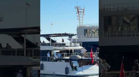 Bartali &amp; Minella Superyacht departing Monaco Port Hercules #megayacht#luxury yacht #myc #short