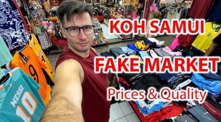 Bargain Hunting on Fake Designer Market in Koh Samui, Thailand. (Gucci, Prada, Dolce &amp; Gabbana etc.)