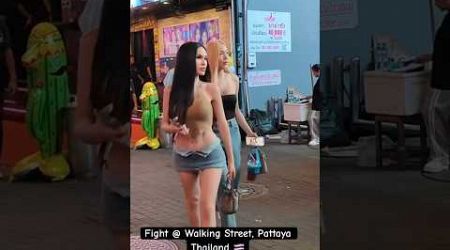 Fight At Walking Street Pattaya Thailand 