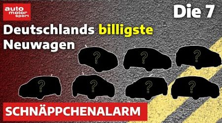 Es geht auch günstig - Das sind Deutschlands 7 billigsten Neuwagen | auto motor und sport