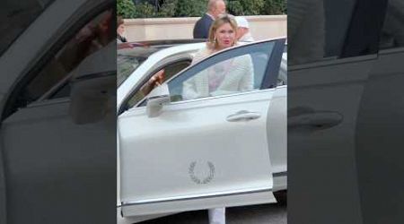 Beautiful happy billionaire entering her luxurious Bentley in Monaco #monaco #luxury #lifestyle #fyp