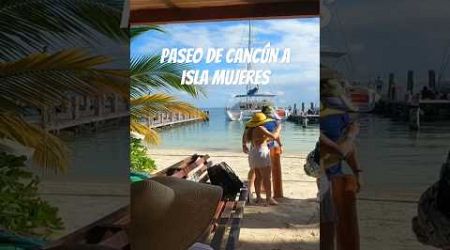 El trayecto de #Cancún a #IslaMujeres es muy divertido en catamarán. #shorts #paseo #turismo #méxico