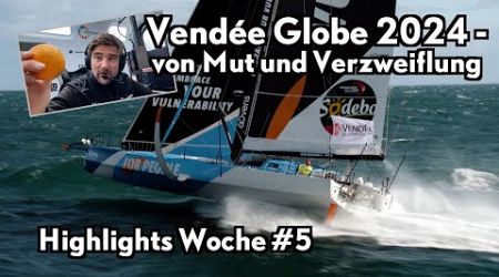 Vendée Globe 2024 - Highlights Woche 5 - von Mut und Verzweiflung