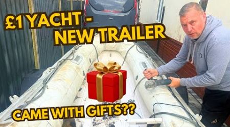 £1 Yacht Update, Finding a Trailer and an Unexpected Mini Sailboat