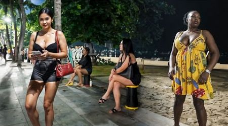 Pattaya Beach Road Moments, Cute Freelancers! December 2024