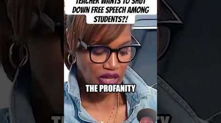 Liberal Teacher Complains About Students Supporting Trump #shorts #students #teachers #politics