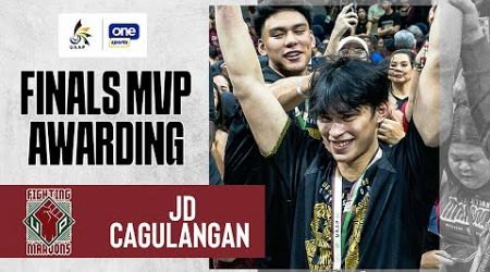 UP’s JD Cagulangan’s Finals MVP Awarding | UAAP SEASON 87 MEN&#39;S BASKETBALL FINALS