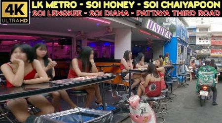 Pattaya Third Road Soi Lengkee LK Metro Soi Honey Soi Chaiyapoon 2024 Pattaya Thailand