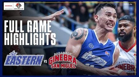 EASTERN vs. GINEBRA | FULL GAME HIGHLIGHTS | PBA SEASON 49 COMMISSIONER’S CUP | DEC. 15, 2024