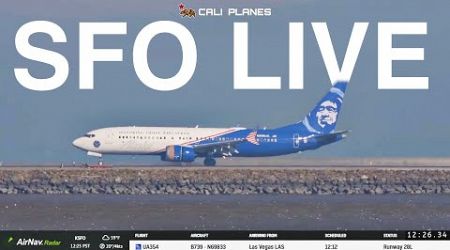 SFO LIVE | KSFO | SAN FRANCISCO INTERNATIONAL AIRPORT LIVE PLANES SPOTTING WEBCAM