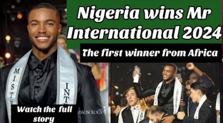 Nigeria became the first African country to win Mister International. #Qinspride