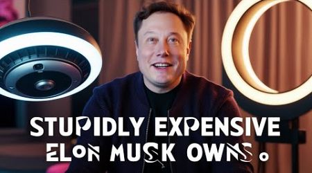 Stupidly Expensive Things Elon Musk Owns ! Luxury Cars, Yachts, and More!