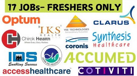 17 MEDICAL CODING JOBS - FRESHERS ONLY_ WALK IN || #freshersjob#medicalcodingjobs#medicaljobshub