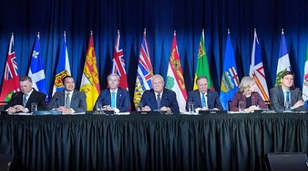 Premiers show unity amid tariff threats, political chaos