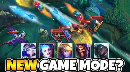 WE INVENTED A BRAND NEW E-SPORT IN LEAGUE OF LEGENDS (ULT BALL?!)