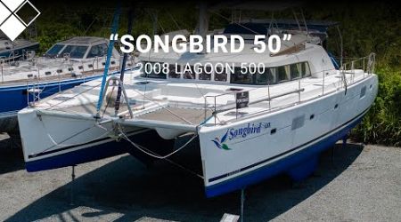 2008 Lagoon 500 &quot;Songbird 50&quot; For Sale with The Yacht Sales Co. Incorp MHS