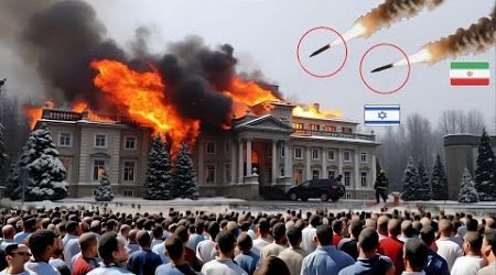 5 minutes ago! Israeli government palace building destroyed by Iranian cruise missile