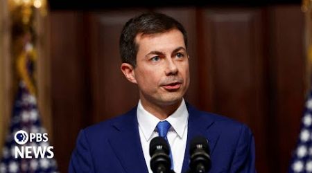 WATCH LIVE: Buttigieg and Sen. Duckworth deliver remarks on disability and travel reform