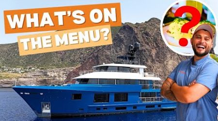 Luxury Dining on &quot;Yacht King Benji” | Billionaire Menu &amp; More