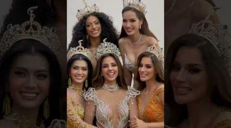 Miss grand international 2023 top 5 during photoshoot just after crowning 