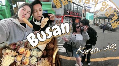 TRAVEL VLOG // Tập 3: Ngày đầu tại BUSAN và buffet hải sản | Cô Béo Kiên Giang