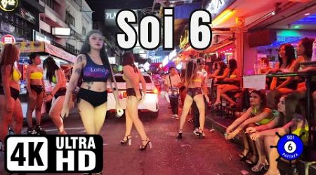 Soi 6.1 &amp; Soi 6 | Pattaya Thailand | 4K Ultra HD 60FPS