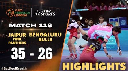 #JaipurPinkPanthers win by 9 points against #BengaluruBulls! | #ProKabaddiOnStar HIGHLIGHTS