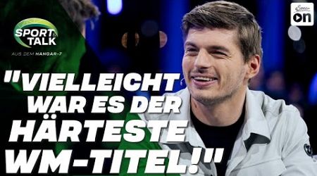 Max Verstappen über vierten WM-Titel: &quot;Nicht der schönste&quot; | Sport und Talk aus dem Hangar-7