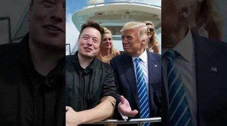 Elon Musk and Donald Trump Discussing Business Plans on Private Yacht