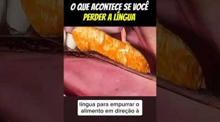 o que acontece se você perder a língua #curiosidades #education