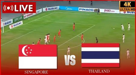 ⚽ LIVE : Singapore vs Thailand | Mitsubishi Electric Asean AFF Cup 2024 | Live Football Silimulation