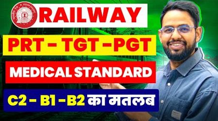 Railway Teacher Vacancy Medical Standard C2 का मतलब