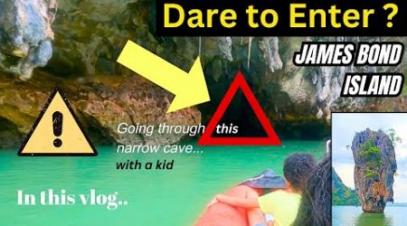 Terrifying Cave Adventure @ James Bond Island #phuket | You Won&#39;t Believe What We Saw Inside! 4K