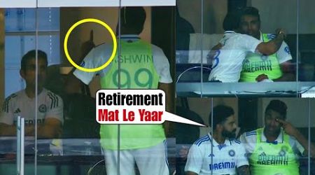 Virat Kohli hugged R Ashwin while discussion about his Retirement from International Cricket