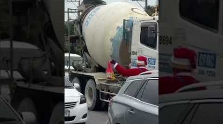 A little Christmas cheer in #pattaya traffic.