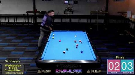 Double Kiss Pool Hall Pattaya, Wednesday 8 Ball (18/12/24)