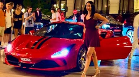 BEST RICH LADIES MONACO 2024 DRIVE SUPERCARS | LUXURY LIFESTYLE | Ferrari, Lamborghini, Rolls-Royce