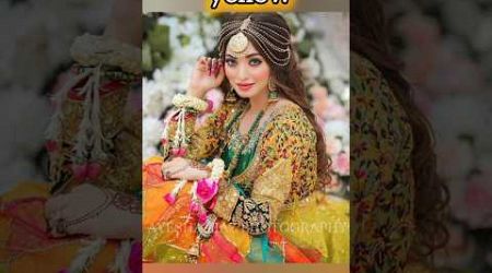 Pakistani actress Nawal saeed bridal shoot#entertainment#by#splendid fashio hub