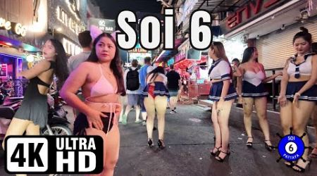 Soi 6.1 &amp; Soi 6 | Pattaya Thailand | 4K Ultra HD 60FPS