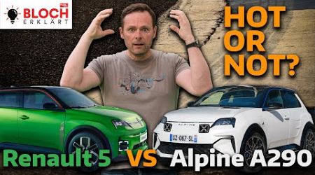 Alpine A290 GTS vs. Renault 5: Wer ist hier der Hot-Hatch? - Bloch erklärt #263 | auto motor sport