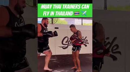 Flying Muay Thai Coach #muaythai #thaiboxing #thailand #mma #martialarts #martialartist #striking