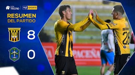 ¡GOLEADA &#39;AURINEGRA&#39;! The Strongest no tuvo piedad de San Antonio