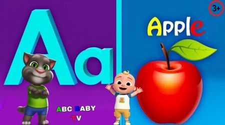 A for apple | ABC Nursery Rhymes |Teaching Kids Letters | Kids Education | Phonics for kids