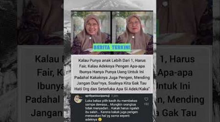 Bunda harus adil ya #feedshorts #shortvideo #shorts #short #education #edukasianak