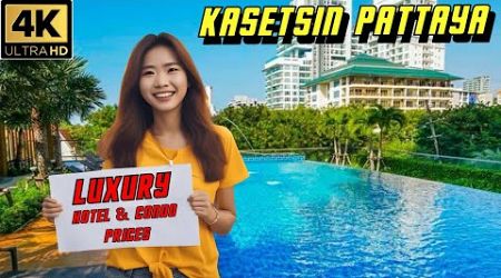 Pattaya Kasetsin Luxury Hotel and Condos with cheap prices in High Season 2024 Jomtien Thailand