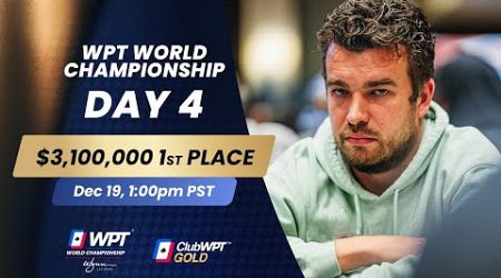 $23,000,000 WPT World Championship (2024) - Day 4