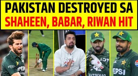 PAKISTAN DESTROYED SOUTH AFRICA SHAHEEN AFRIDI, BABAR AZAM, RIWAN HIT | PAK VS SA 2ND ODI HIGHLIGHTS