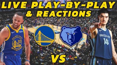 Golden State Warriors vs Memphis Grizzlies | Live Play-By-Play &amp; Reactions